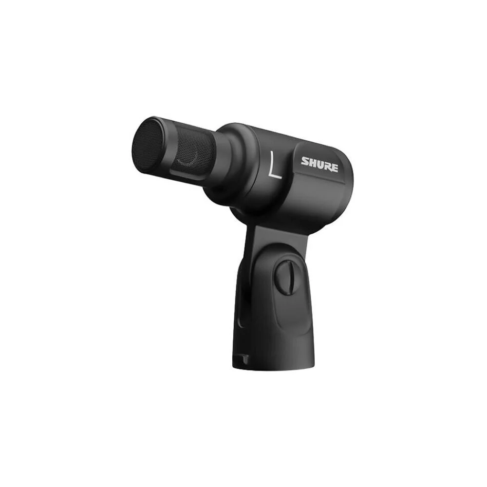 Shure MV88+ External Stereo Microphone for Mobile Device USB-C & Lightining Cable