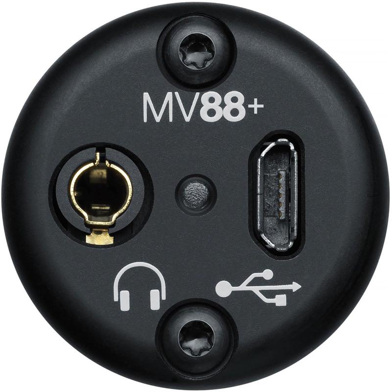 Shure MV88+ External Stereo Microphone for Mobile Device USB-C & Lightining Cable - Image 7
