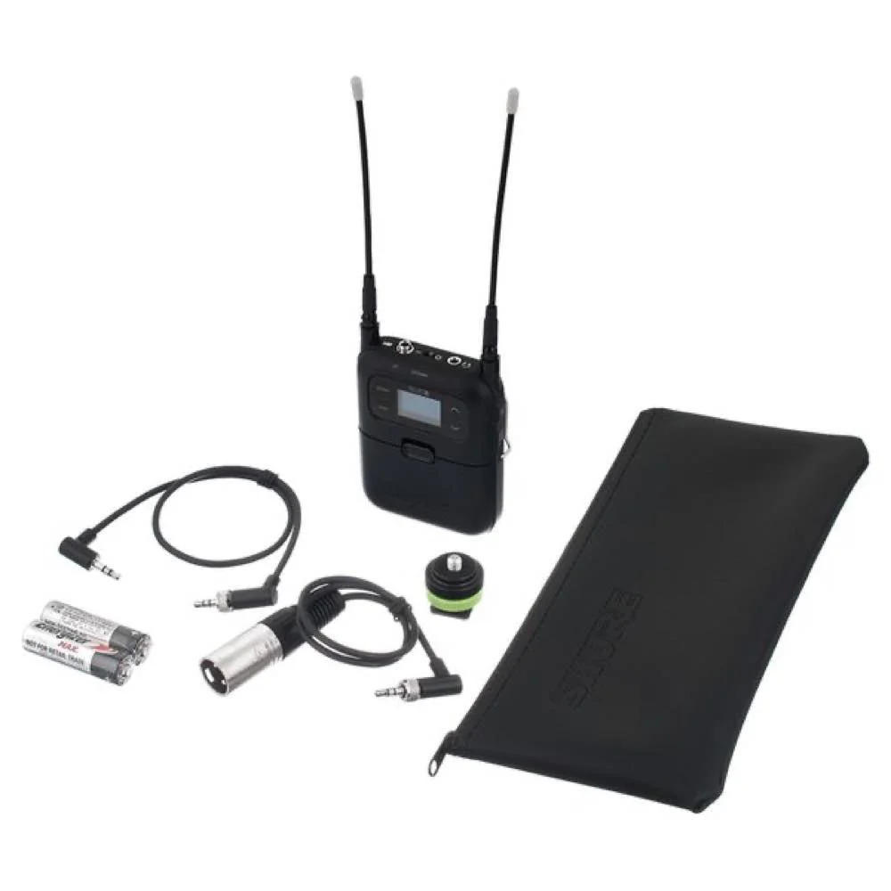 SHURE SLX-D SLXD15 w/ WL185 Lapel Mic SLXD1 Body Pack Transmitter & SLXD5 Bodypack Receiver UHF Wireless Set - Image 4