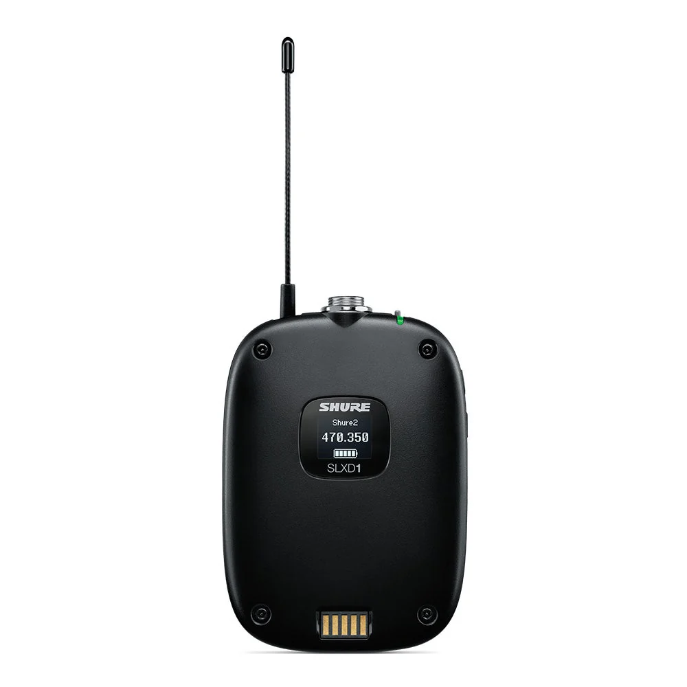 SHURE SLX-D SLXD15 w/ WL185 Lapel Mic SLXD1 Body Pack Transmitter & SLXD5 Bodypack Receiver UHF Wireless Set - Image 8