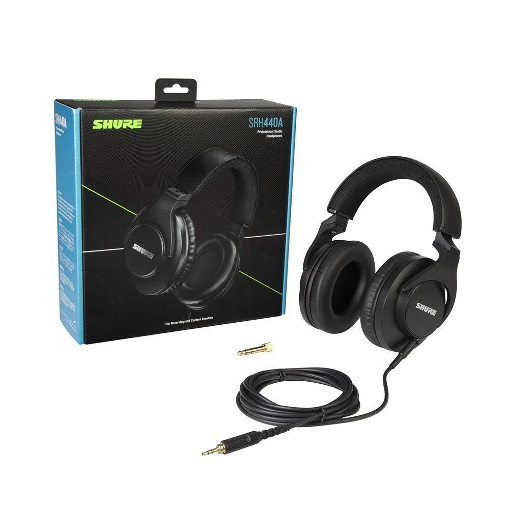 SHURE SRH440A NEW Design Closed-Back Studio Headphones - Image 3