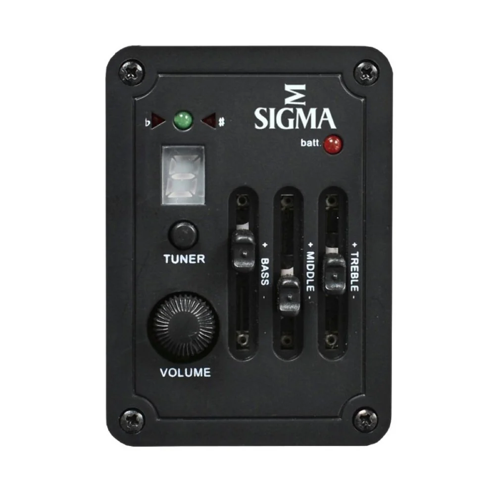 Sigma TM-12E Travel Guitar Series Acoustic Electric w/ GigBag - Image 7