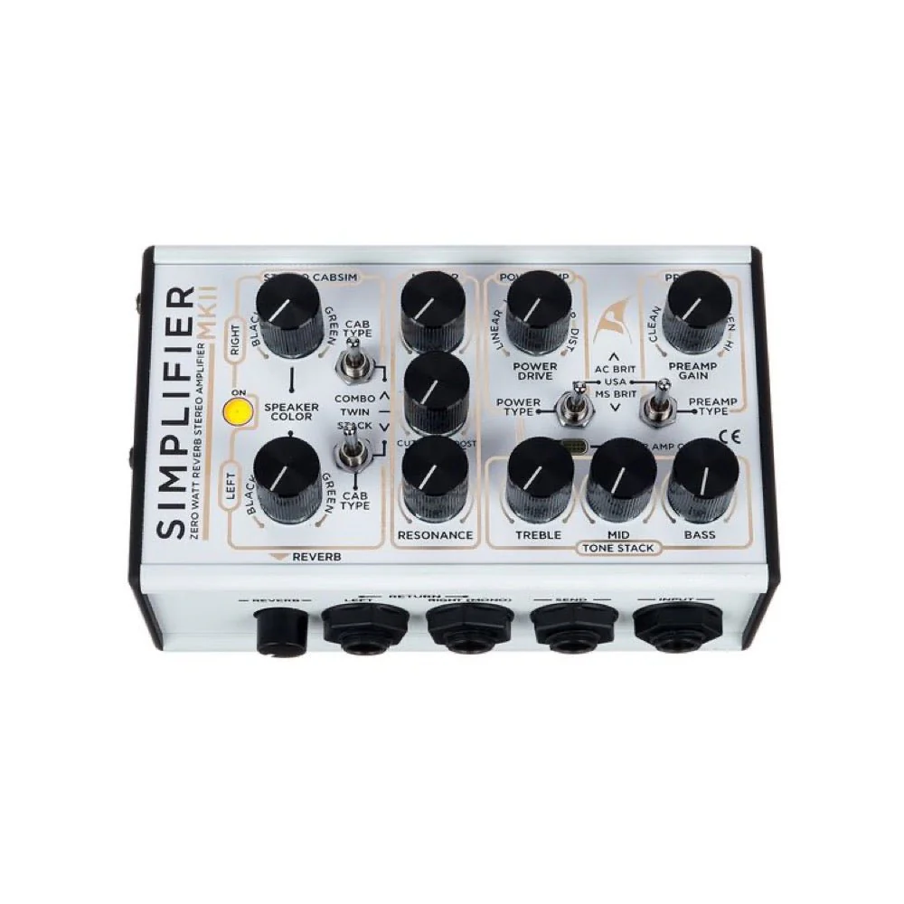 DSM & Humboldt SIMPLIFIER MK2 Zero-Watt Stereo Amp ALL-IN-ONE Stereo Preamp, Amp / Cab & DI - Image 2