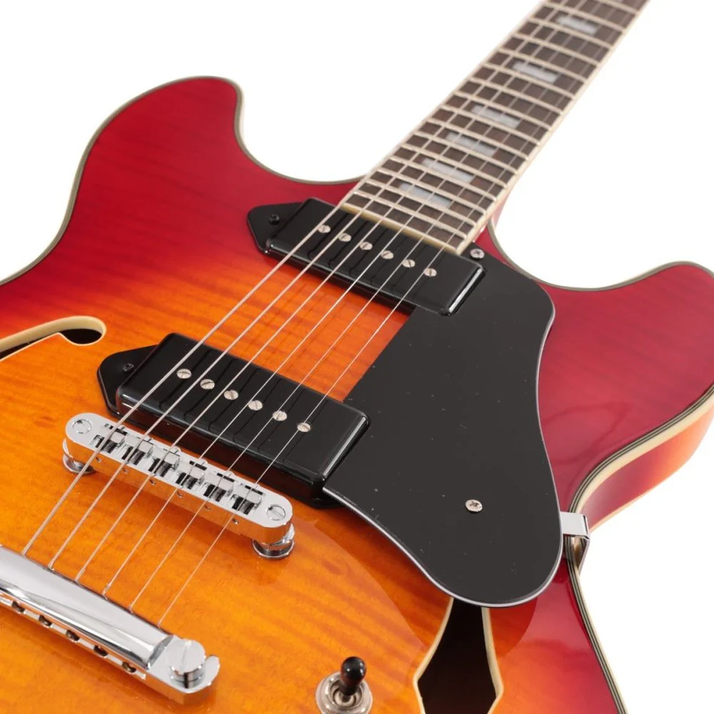 Sire Larry Carlton H7V DoubleCut Hollow-Body P90 Pickups w/ Premium GigBag - Image 20