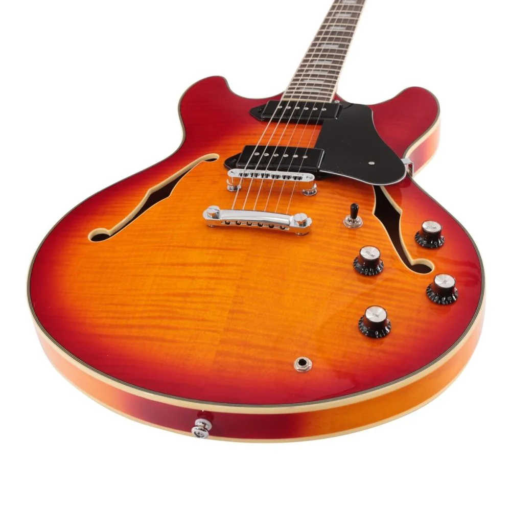 Sire Larry Carlton H7V DoubleCut Hollow-Body P90 Pickups w/ Premium GigBag - Image 21