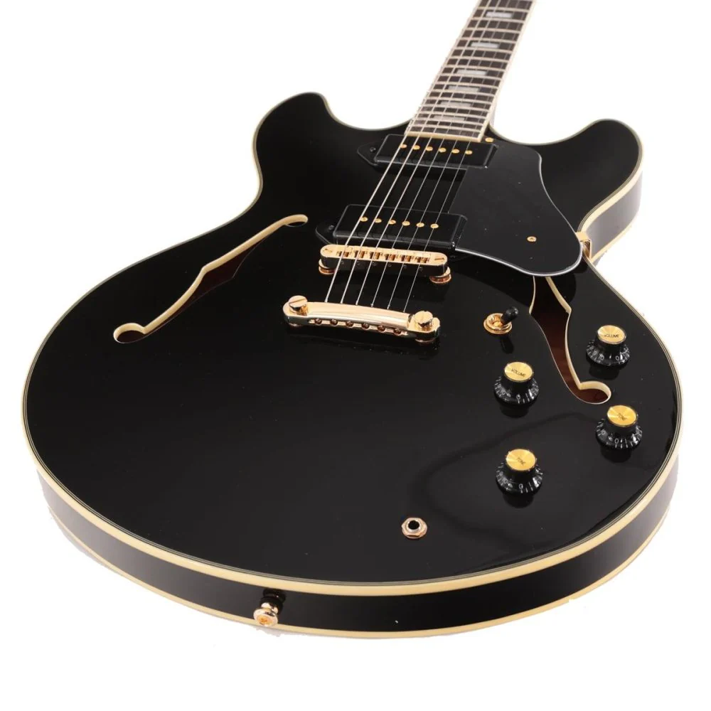 Sire Larry Carlton H7V DoubleCut Hollow-Body P90 Pickups w/ Premium GigBag - Image 5