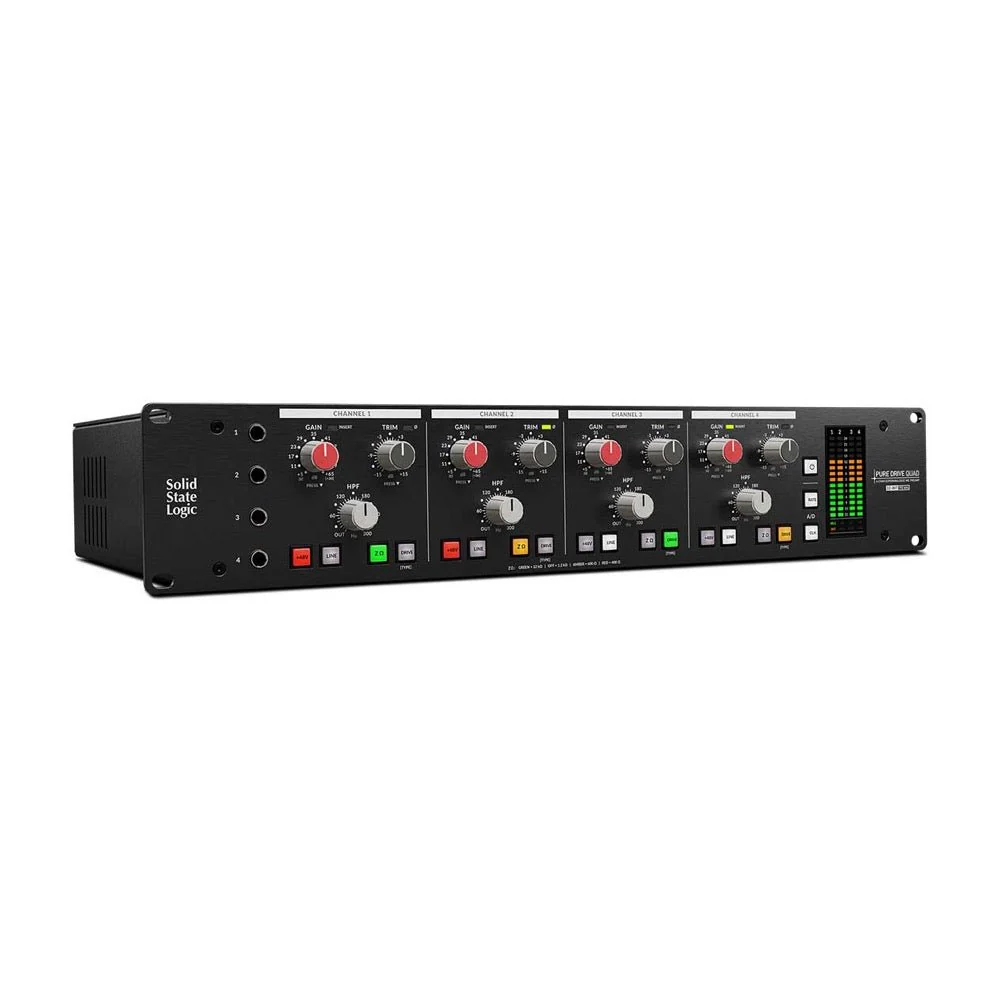Solid State Logic SSL PURE DRIVE Quad 4-Channel Microphone Preamp