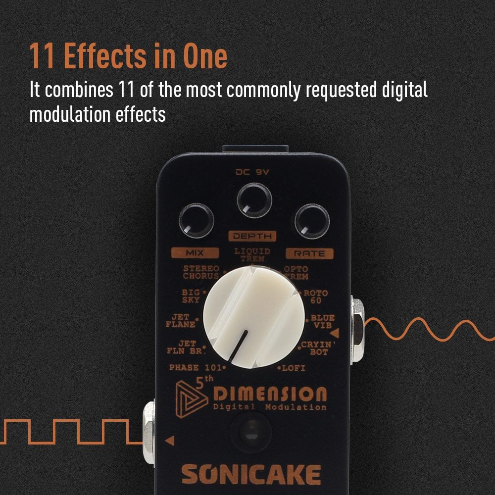 Sonicake - 5th Dimension Chorus Mini Guitar Pedal - Image 2
