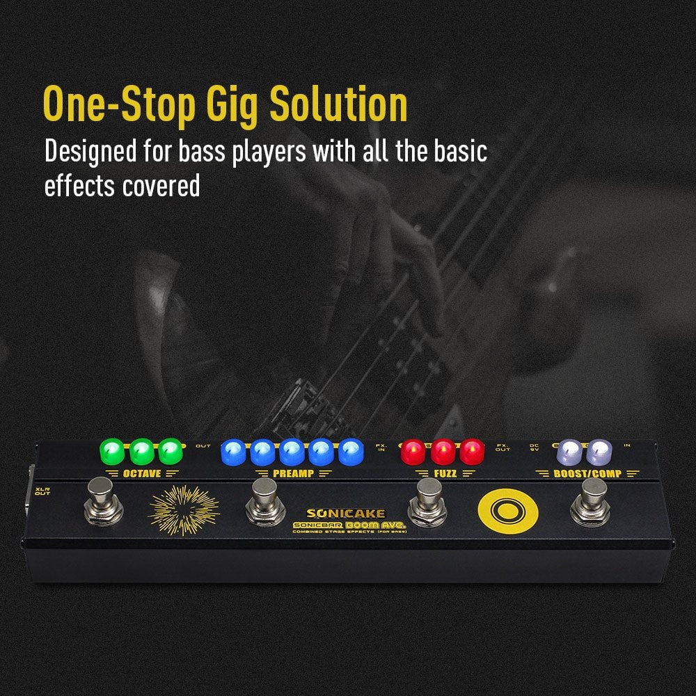 Sonicake - Boom Ave. - SonicBar Guitar Pedal & Bass - Image 2
