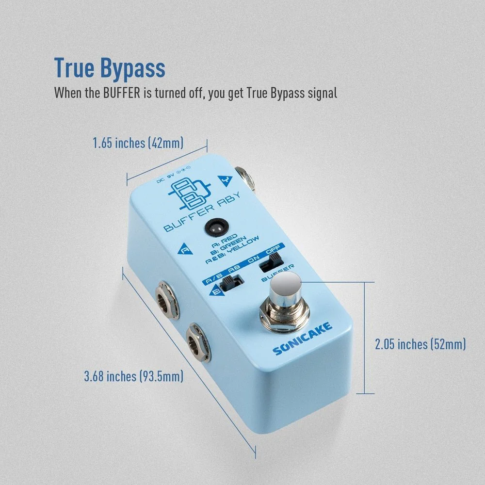 Sonicake - Buffered ABY - Mini Guitar Pedal - Image 5