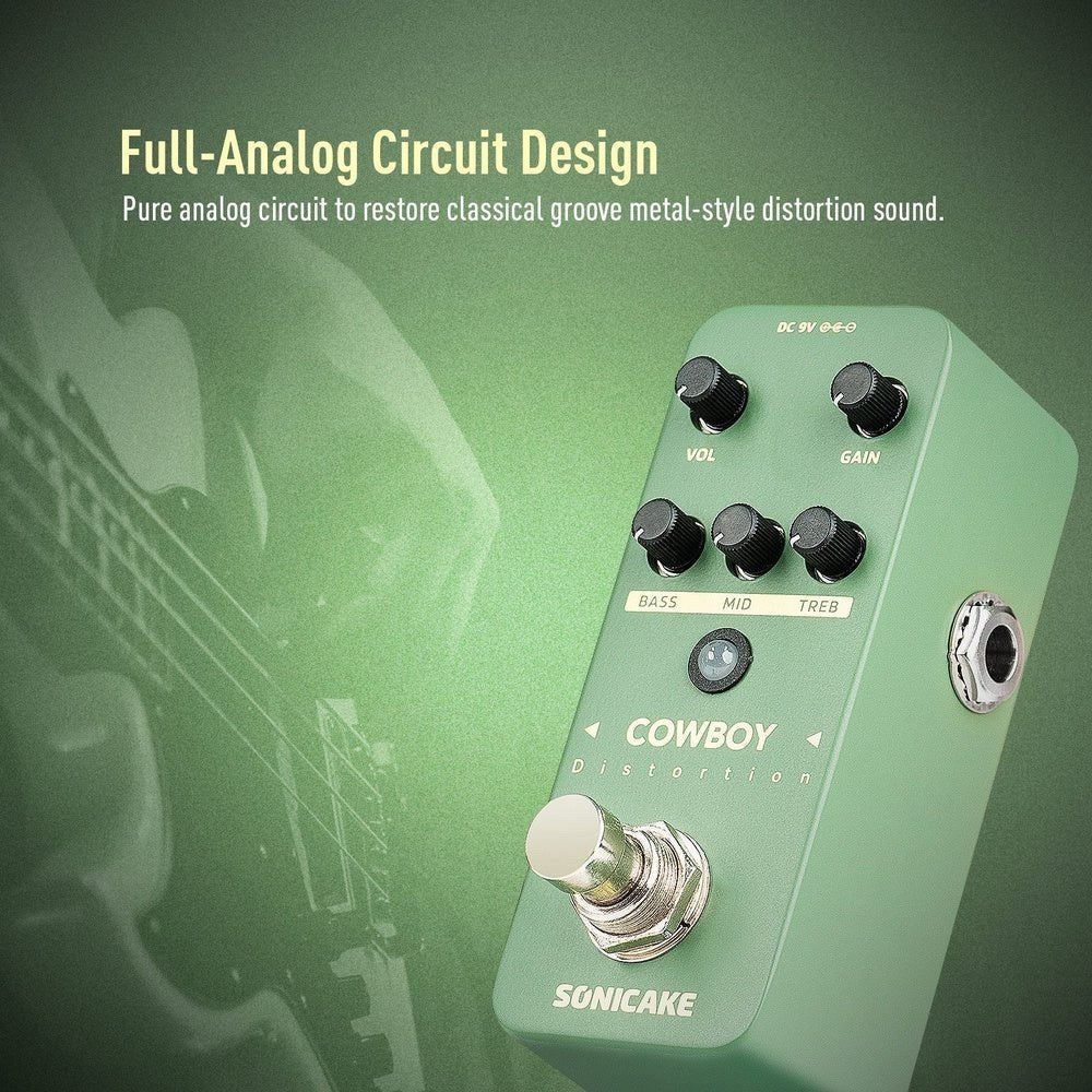 Sonicake - Cowboy Distortion - Mini Guitar Pedal - Image 2