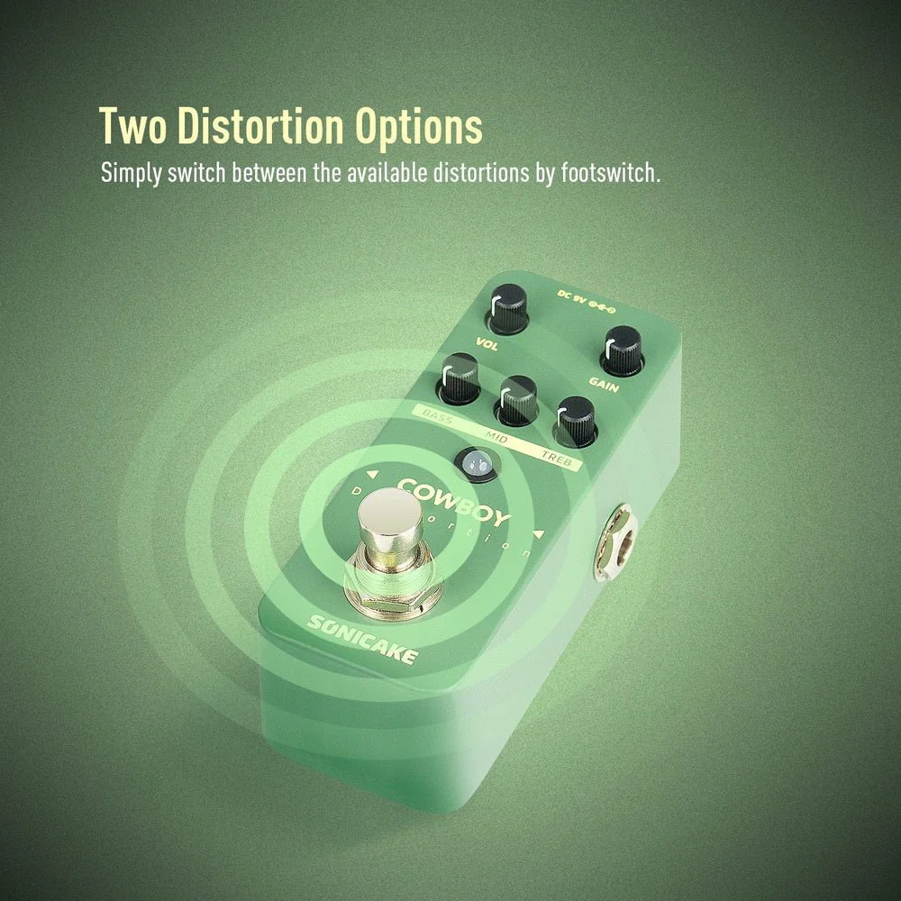 Sonicake - Cowboy Distortion - Mini Guitar Pedal - Image 4