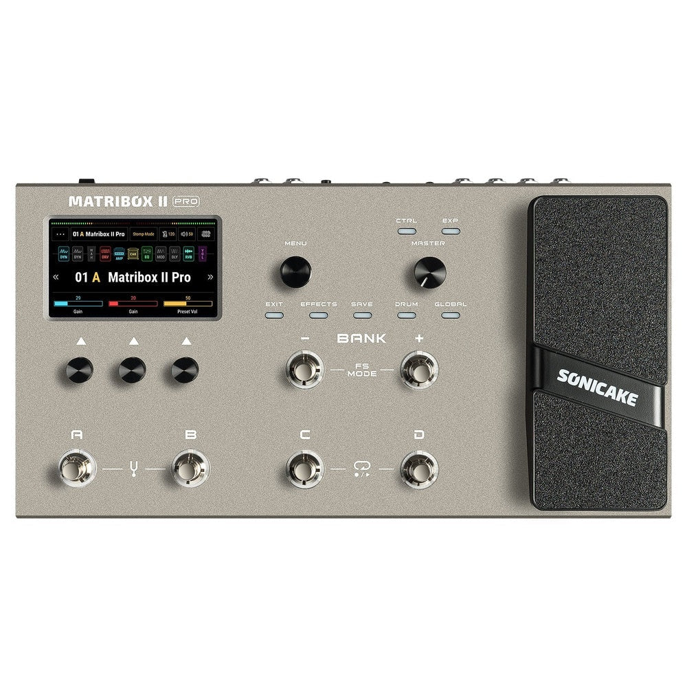 Sonicake - Matribox II Pro - Multi-Effects Guitar Pedal