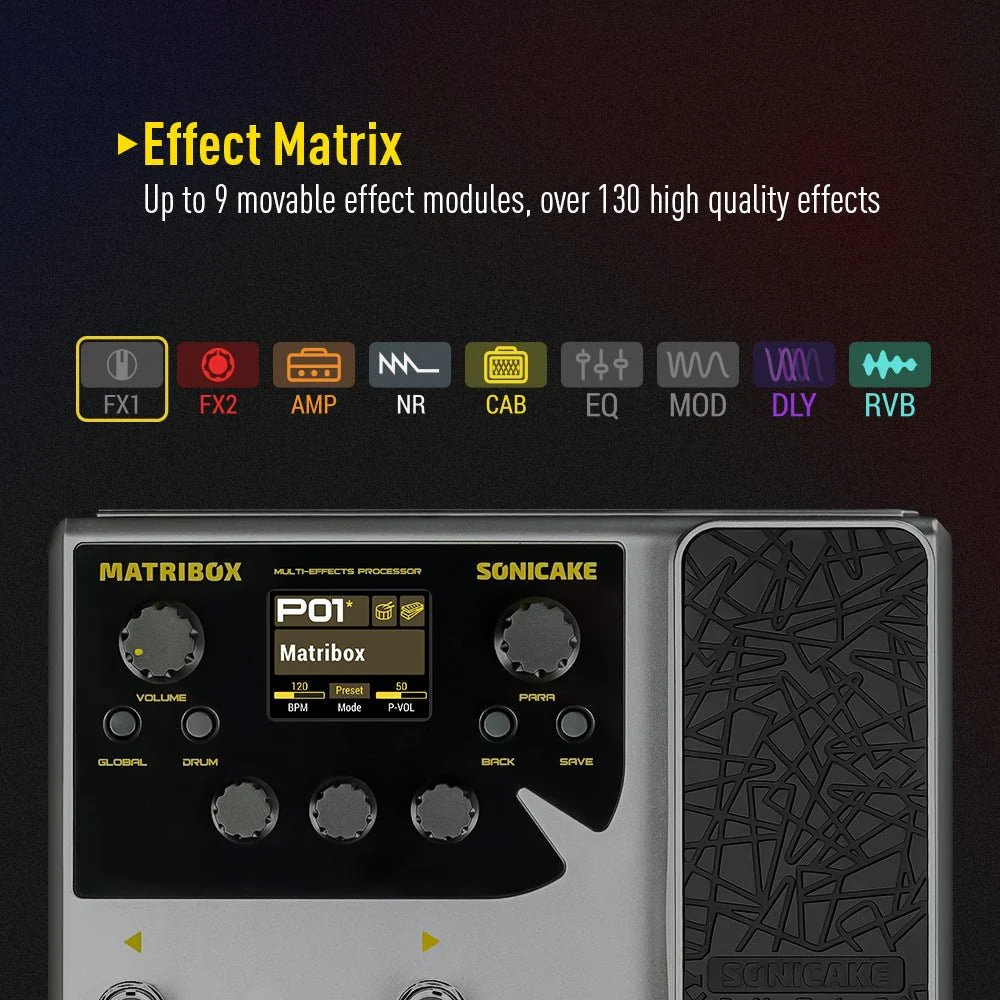 Sonicake - Matribox - Multi-Effects Guitar Pedal - Image 3