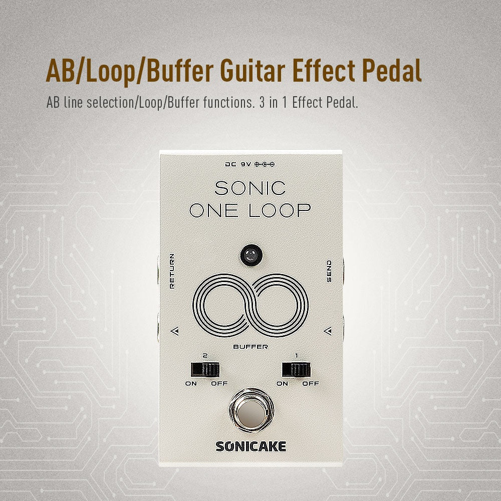 Sonicake - One Loop Liner Selctor / AB / Buffer- Guitar Pedal - Image 2