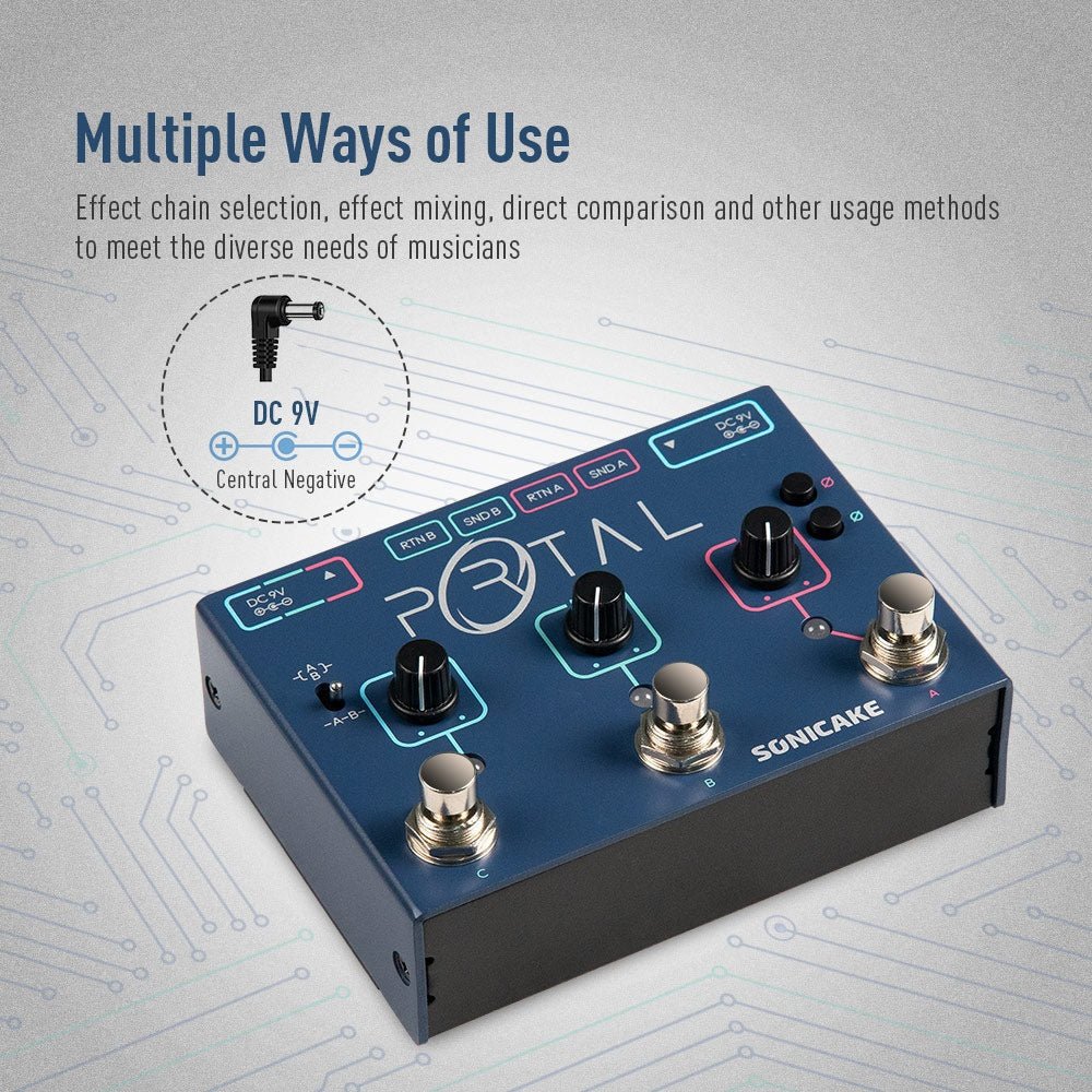 Sonicake - Portal Series/Par ABY- Dual Guitar Pedal - Image 2