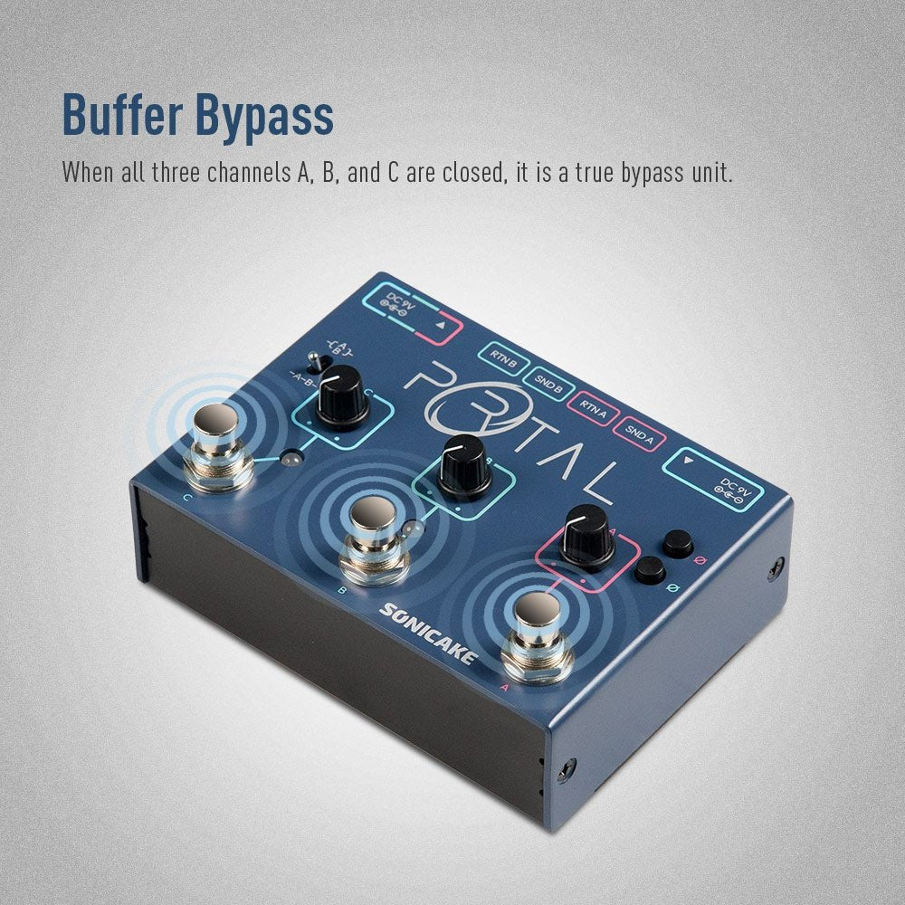 Sonicake - Portal Series/Par ABY- Dual Guitar Pedal - Image 5