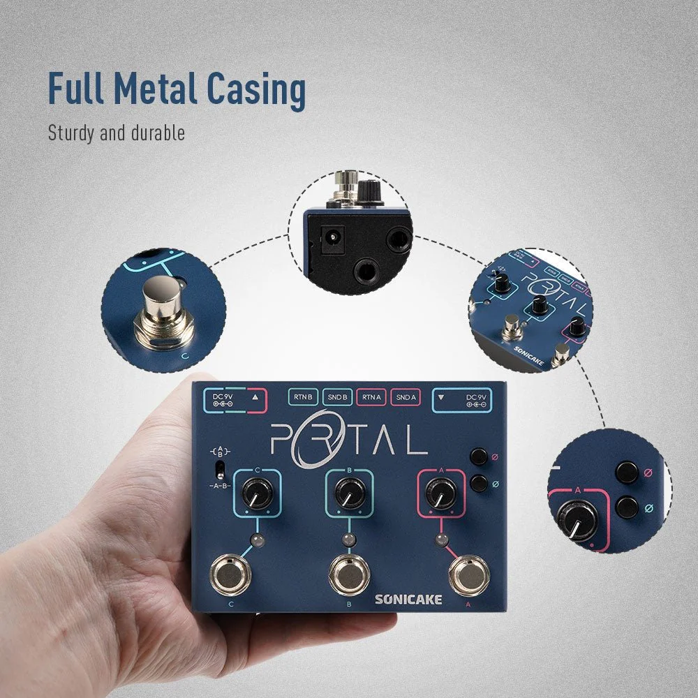 Sonicake - Portal Series/Par ABY- Dual Guitar Pedal - Image 6