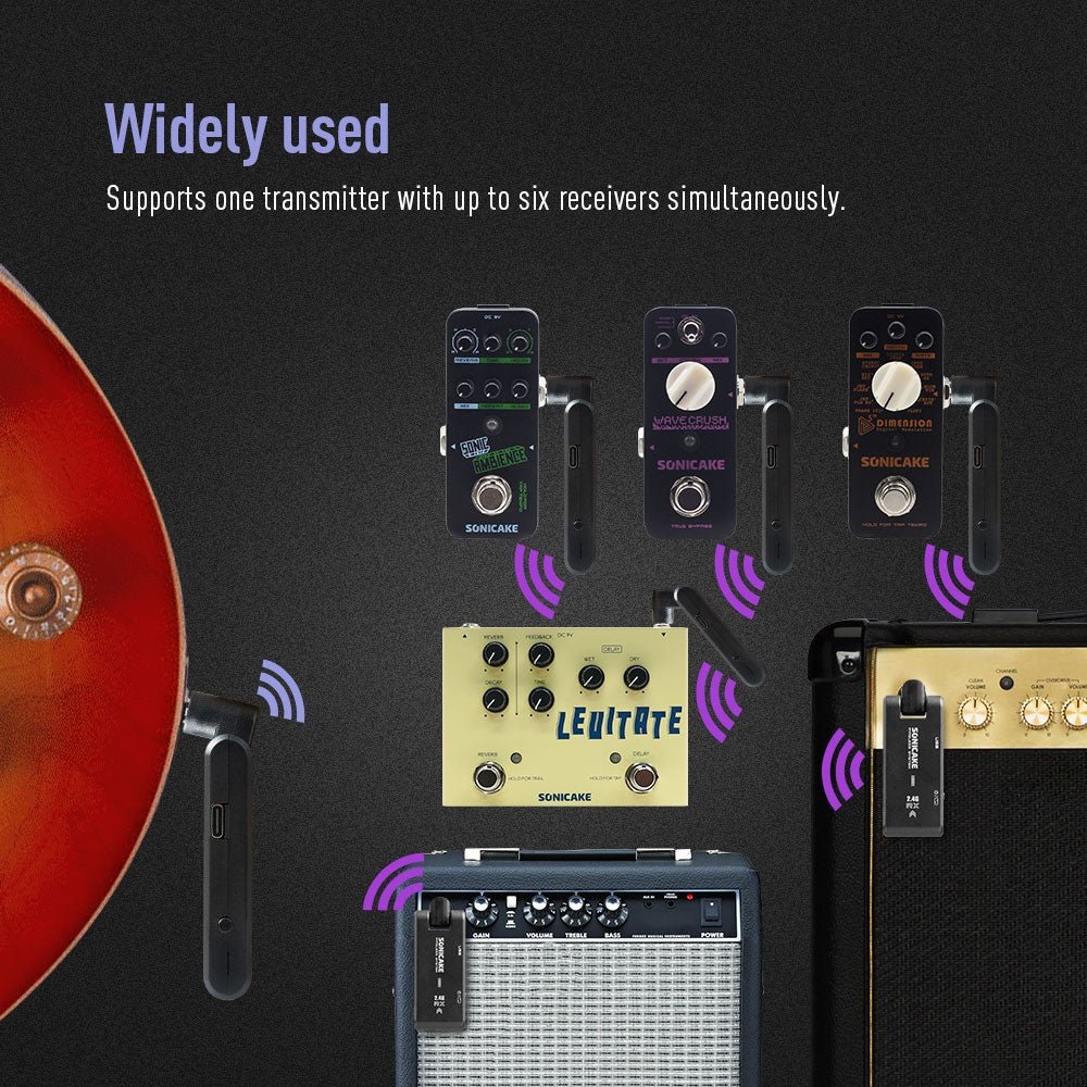 Sonicake - QWS10 Wireless Guitar System 2.4G - Image 5