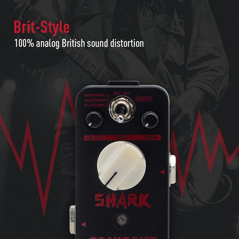 Sonicake - Shark Triple Distortion - Mini Guitar Pedal - Image 2