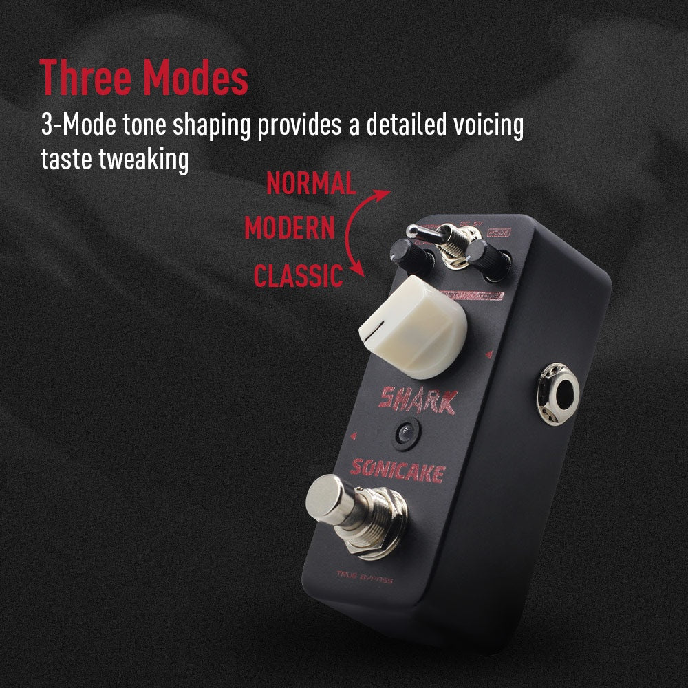 Sonicake - Shark Triple Distortion - Mini Guitar Pedal - Image 3