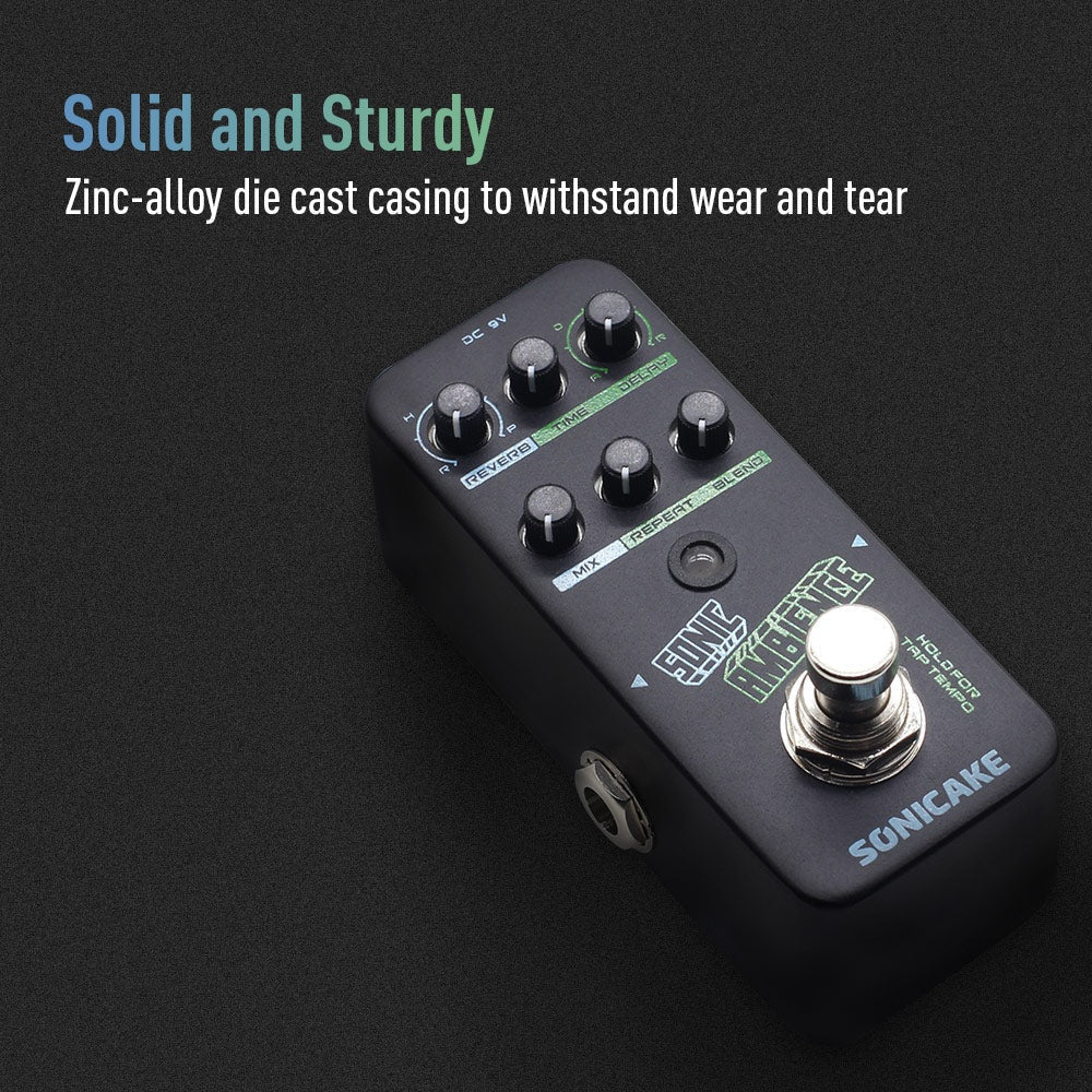 Sonicake - Sonic Ambience 4 Mode Reverb - Mini Guitar Pedal - Image 5