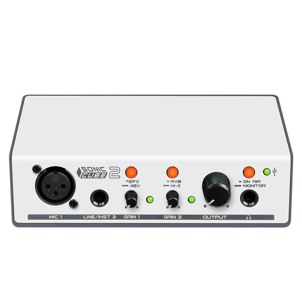 Sonicake - Sonic Cube II - USB-C Audio Interface for Guitarists w Live Stream & Loopback