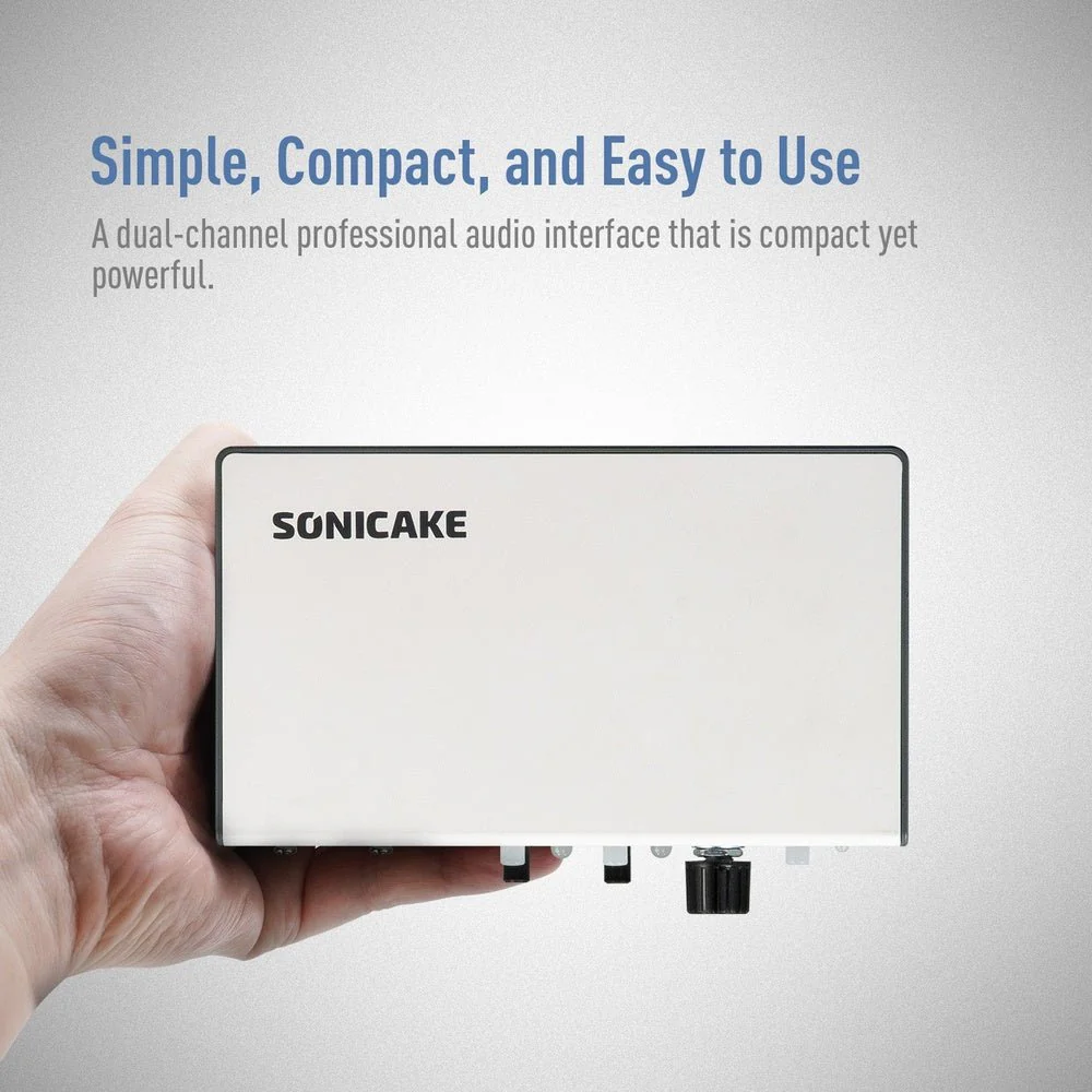 Sonicake - Sonic Cube II - USB-C Audio Interface for Guitarists w Live Stream & Loopback - Image 5