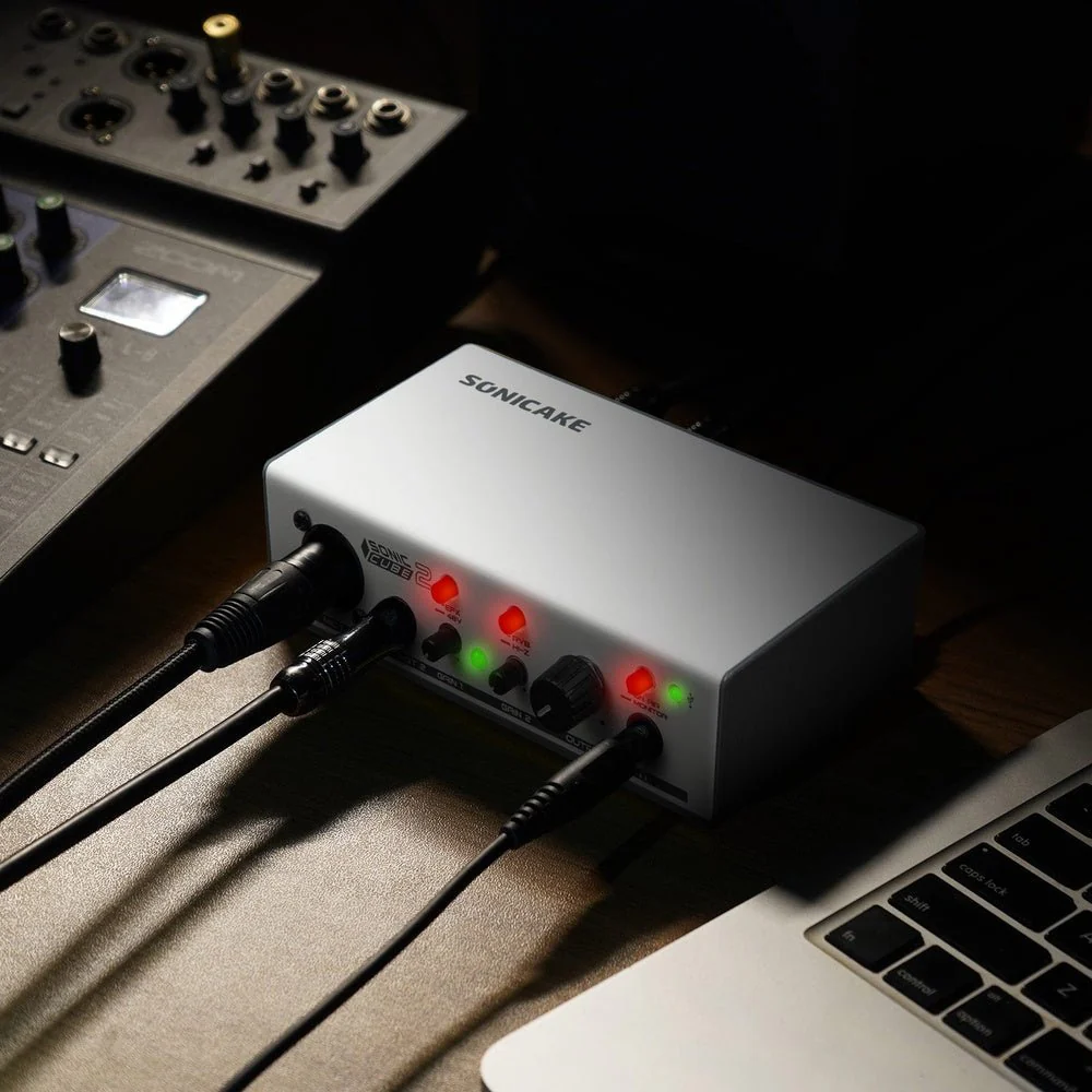 Sonicake - Sonic Cube II - USB-C Audio Interface for Guitarists w Live Stream & Loopback - Image 7