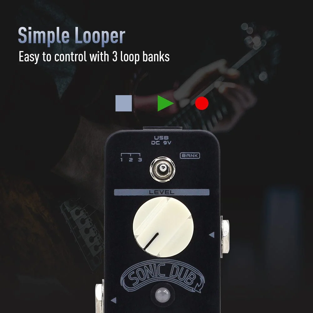Sonicake - Sonic Dub USB-C Looper - Mini Guitar Pedal - Image 2