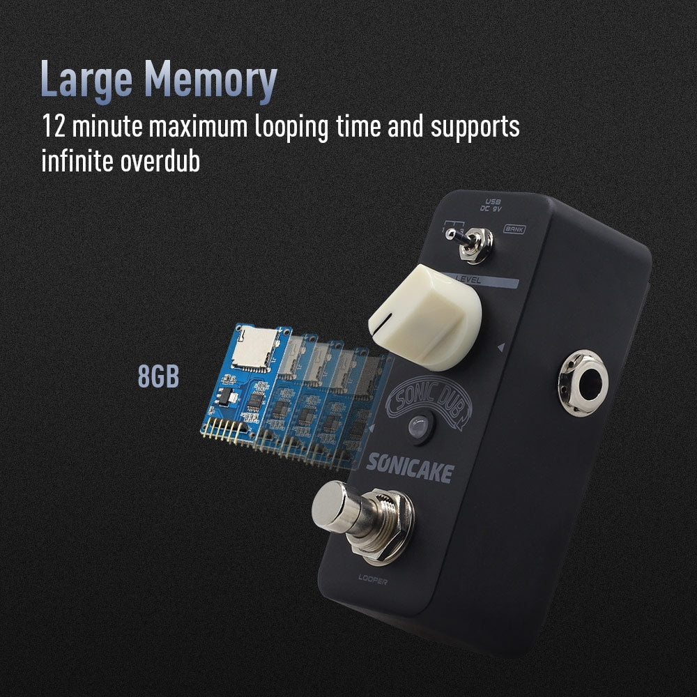 Sonicake - Sonic Dub USB-C Looper - Mini Guitar Pedal - Image 3