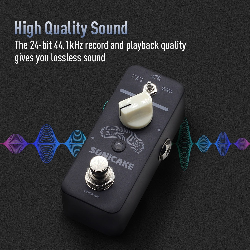 Sonicake - Sonic Dub USB-C Looper - Mini Guitar Pedal - Image 4