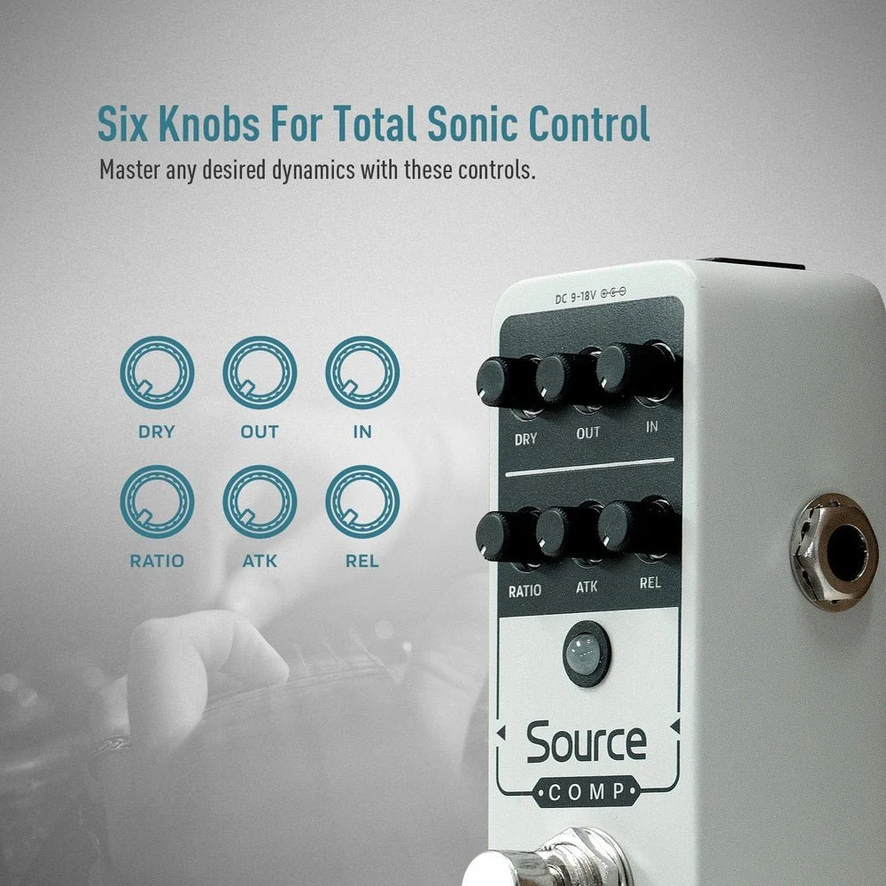 Sonicake - Source Comp 1176 Style Compressor - Mini Guitar Pedal - Image 4