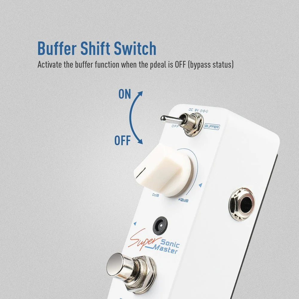 Sonicake - Super Master Clean Boost - Mini Guitar Pedal - Image 6