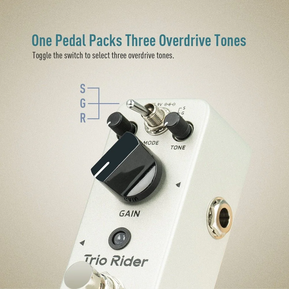 Sonicake - Trio Rider Overdrive - Mini Guitar Pedal - Image 3