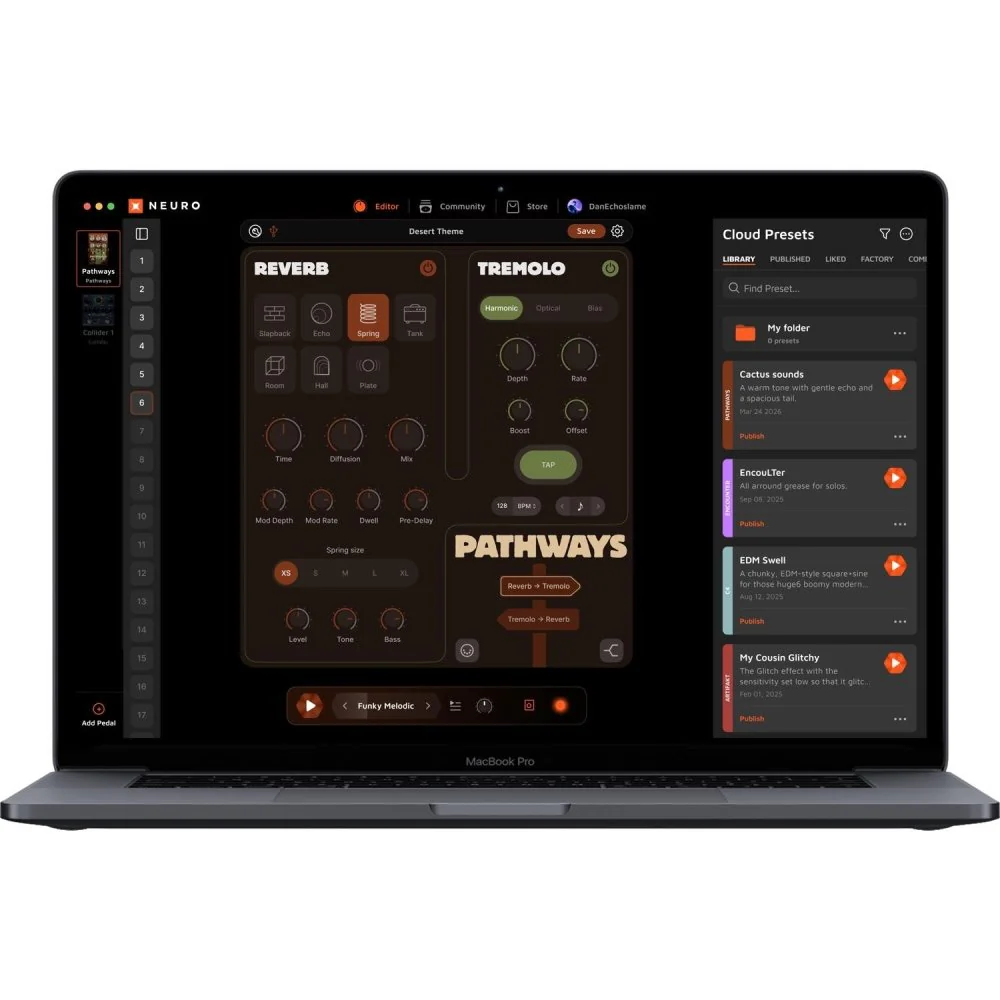 Source Audio PATHWAYS Stereo Reverb & Tremolo Pedal - Image 4