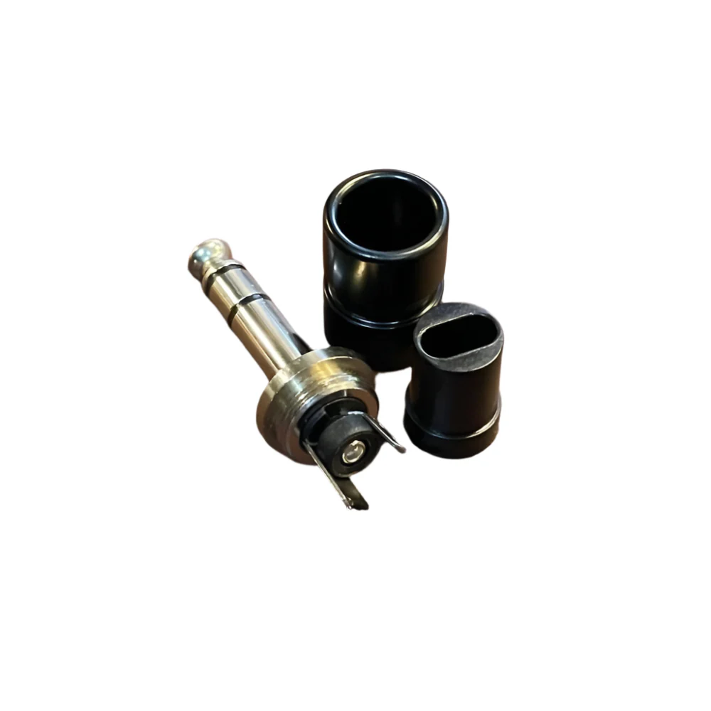 SquarePlug SPS7-S Short Body Straight TRS Connector w/ oblong shaped ring for Y-Cable - Image 3