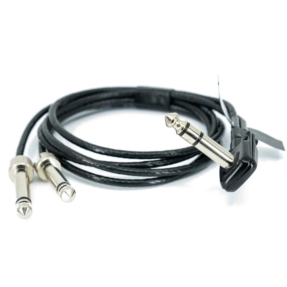 SquarePlug 3 Monkeys Y-Cable TRS Stereo to Dual Mono SP650-S 20cm Cut to your length Iridium, HX Stomp, Meris Mecury 7 & PBC Mastermind - Image 4