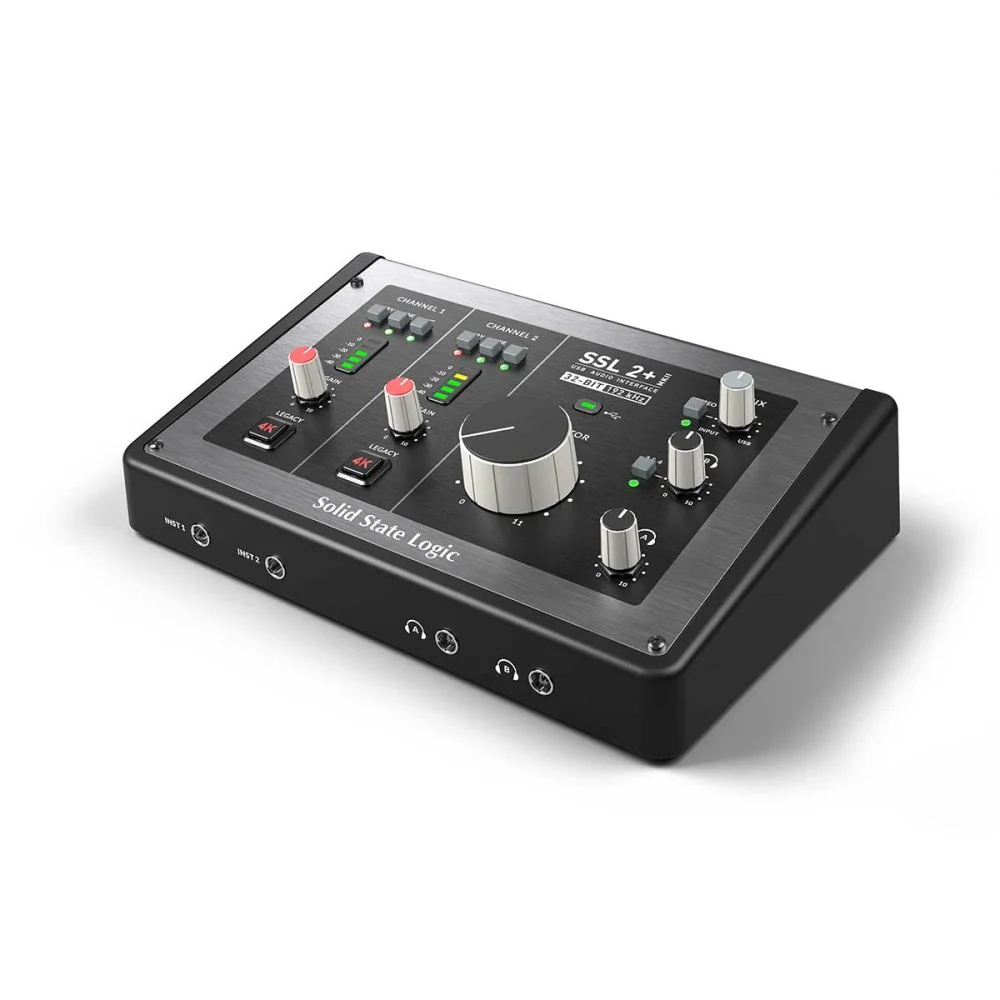 Solid State Logic SSL 2+ MK2 2 In 4 Out 32bit USB-C Audio Interface Legacy 4K & MIDI - Image 2