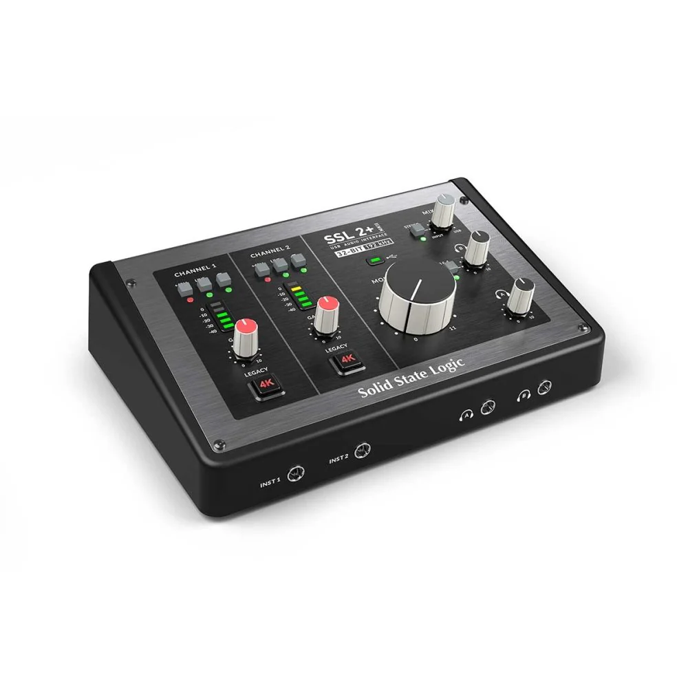 Solid State Logic SSL 2+ MK2 2 In 4 Out 32bit USB-C Audio Interface Legacy 4K & MIDI - Image 3