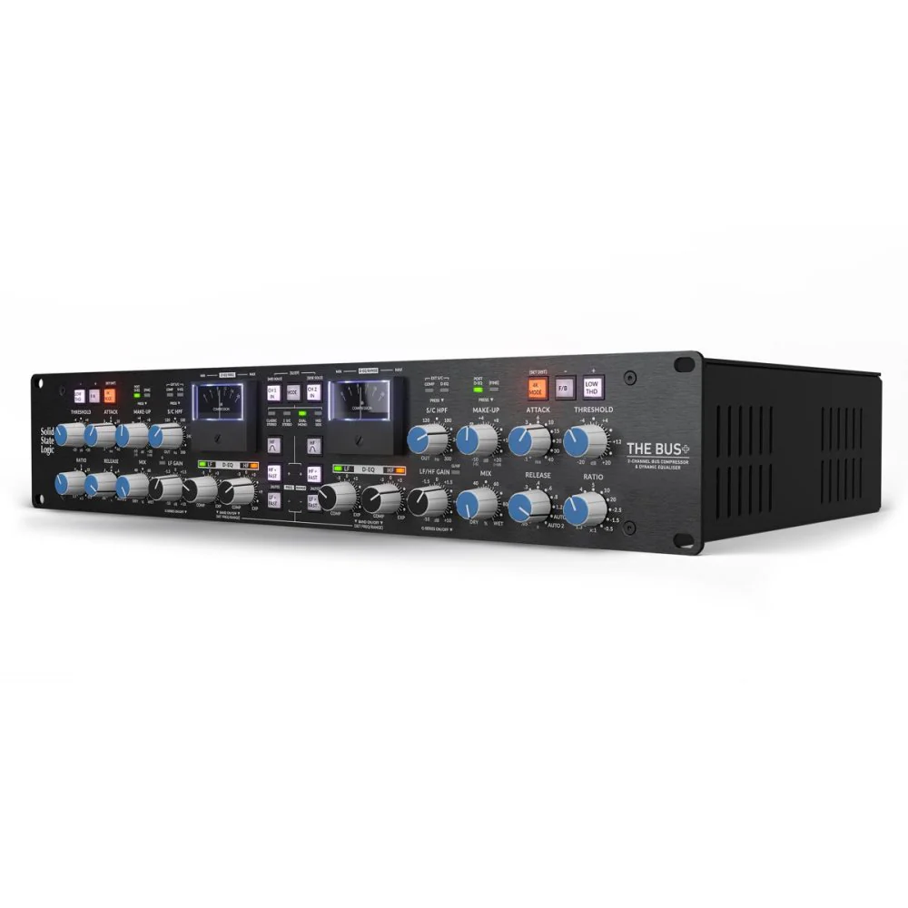 Solid State Logic SSL The BUS+ 2-Ch Bus Compressor w/ Dynamic EQ & 4 Mode Operation