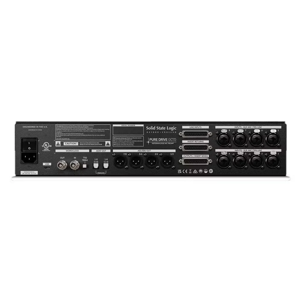 Solid State Logic SSL PURE DRIVE Octo 8-Channel Microphone Preamp - Image 4