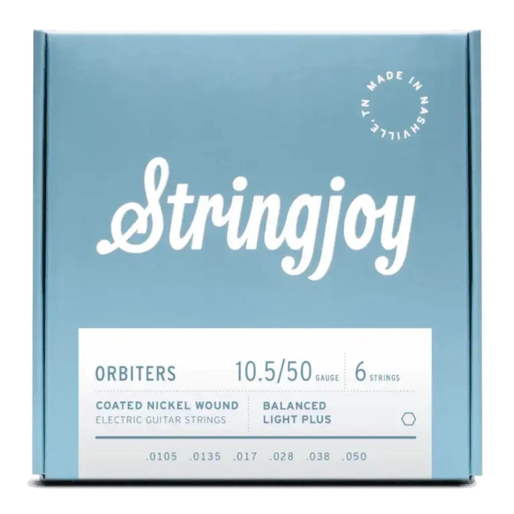 Stringjoy Orbiters Balanced Light Plus (10.5-50) Coated Nickel Wound Electric Guitar Strings