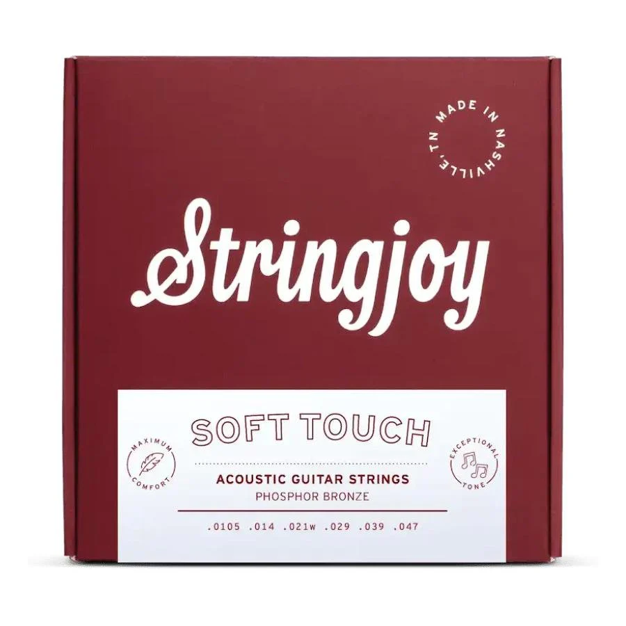 Stringjoy Soft Touch Light Tension & Heavy on Tone 10.5-47 Phosphor Bronze Acoustic Guitar