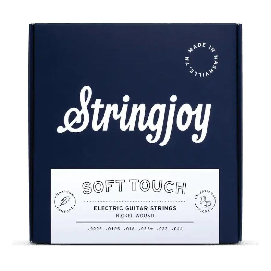Stringjoy Soft Touch Light Tension & Heavy on Tone 9.5-44 Nickel Wound Electric Guitar