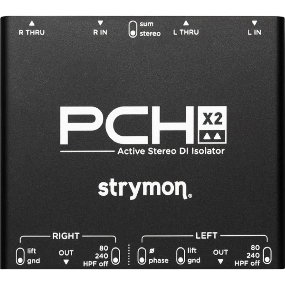 Strymon PCH X2 Stereo Active DI-Box w/ Built-in High Pass Filter, Phase Control & Summing