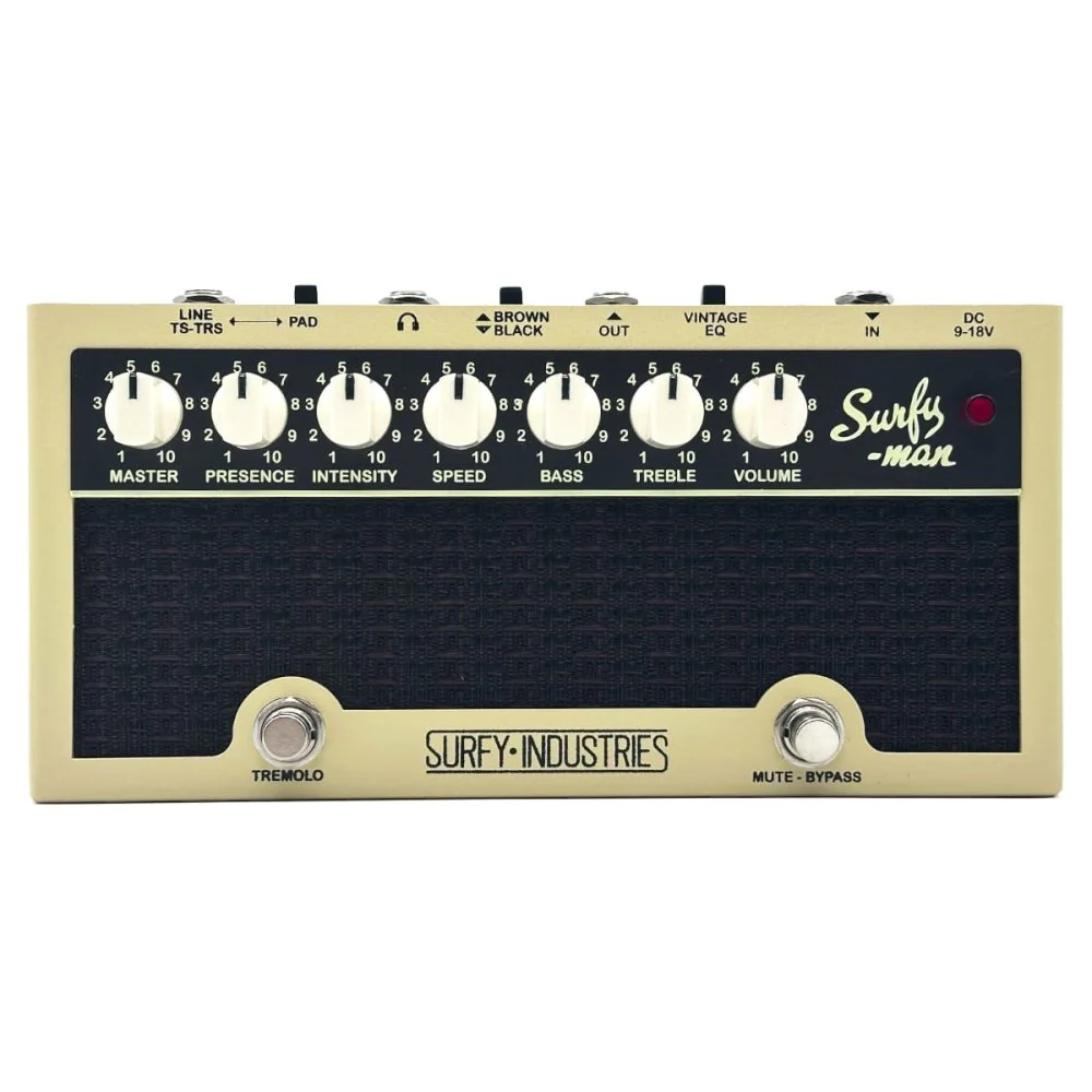 Surfy Industries SurfyMan Tremolo & Preamp Based on Brownface Amp