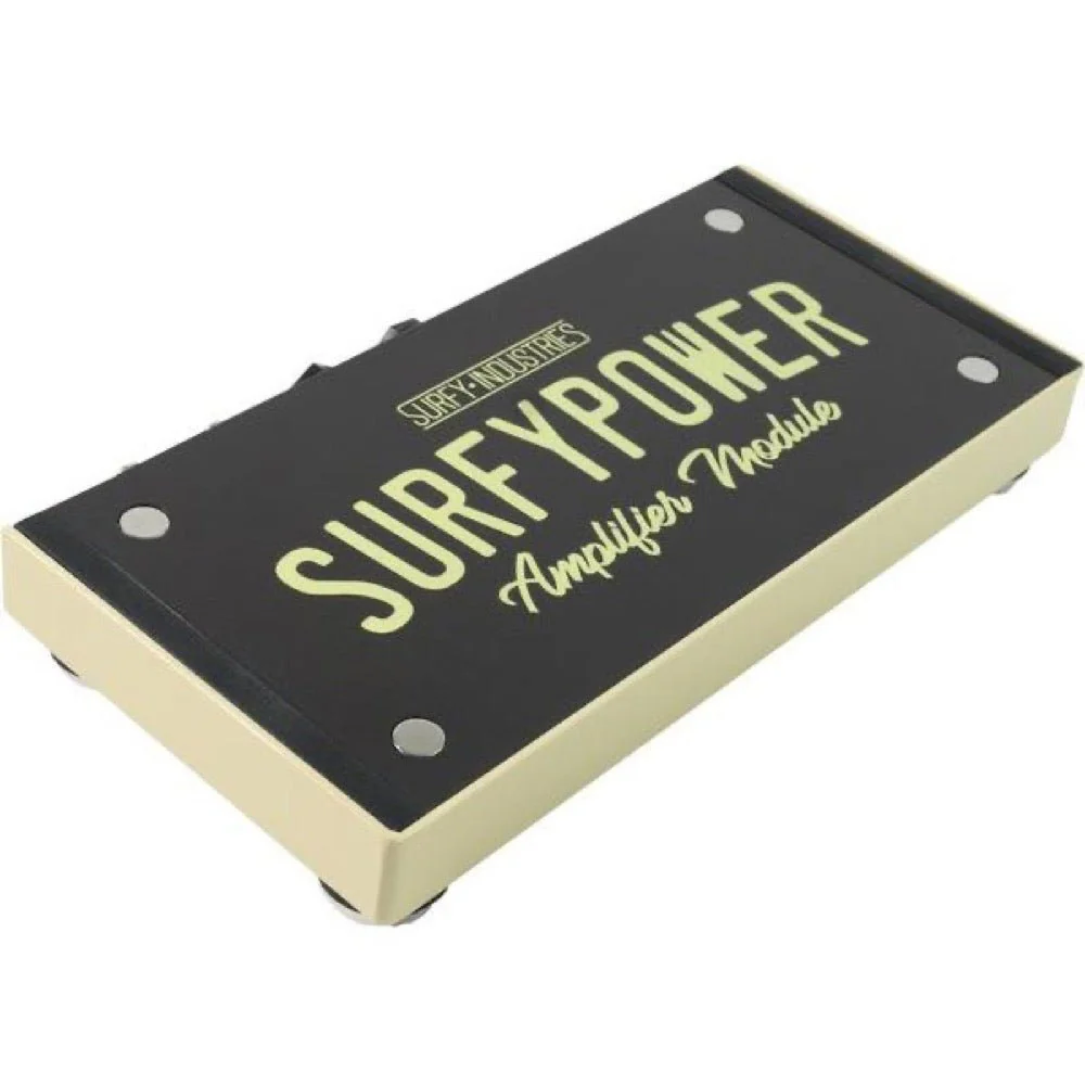 Surfy Industries SurfyPower 200W Solid State Power Amp Pedal Module Low Profile & Magnetic Connection For SurfyMan