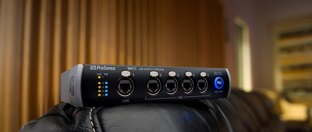 PreSonus SW5E 5-Port AVB Switch W/ PoE - Image 4