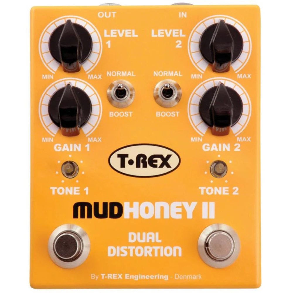 T-Rex Mudhoney II Dual Channel Distortion / Fuzz Pedal